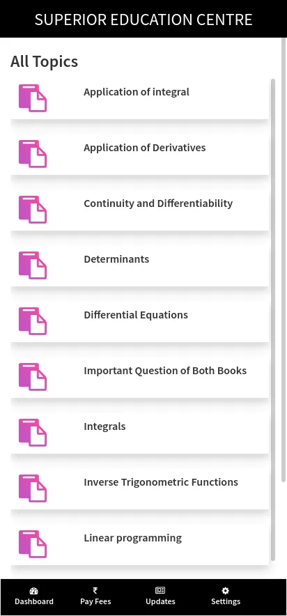 Superior Education Centre | Indus Appstore | Screenshot