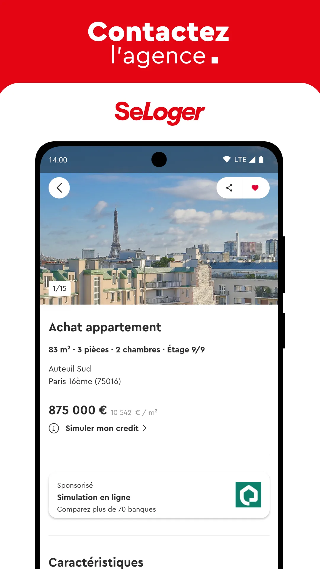 SeLoger annonces immobilières | Indus Appstore | Screenshot