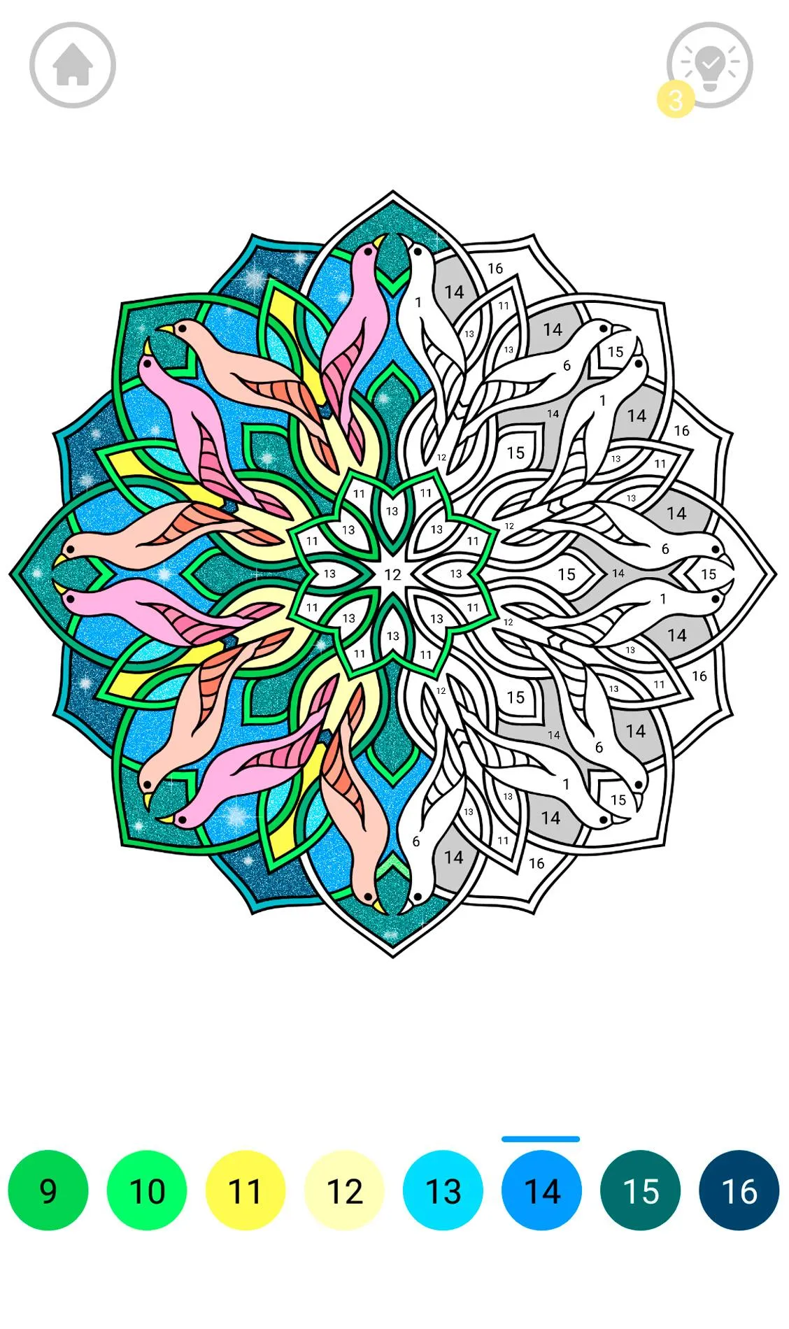 Mandala Coloring Antistress | Indus Appstore | Screenshot