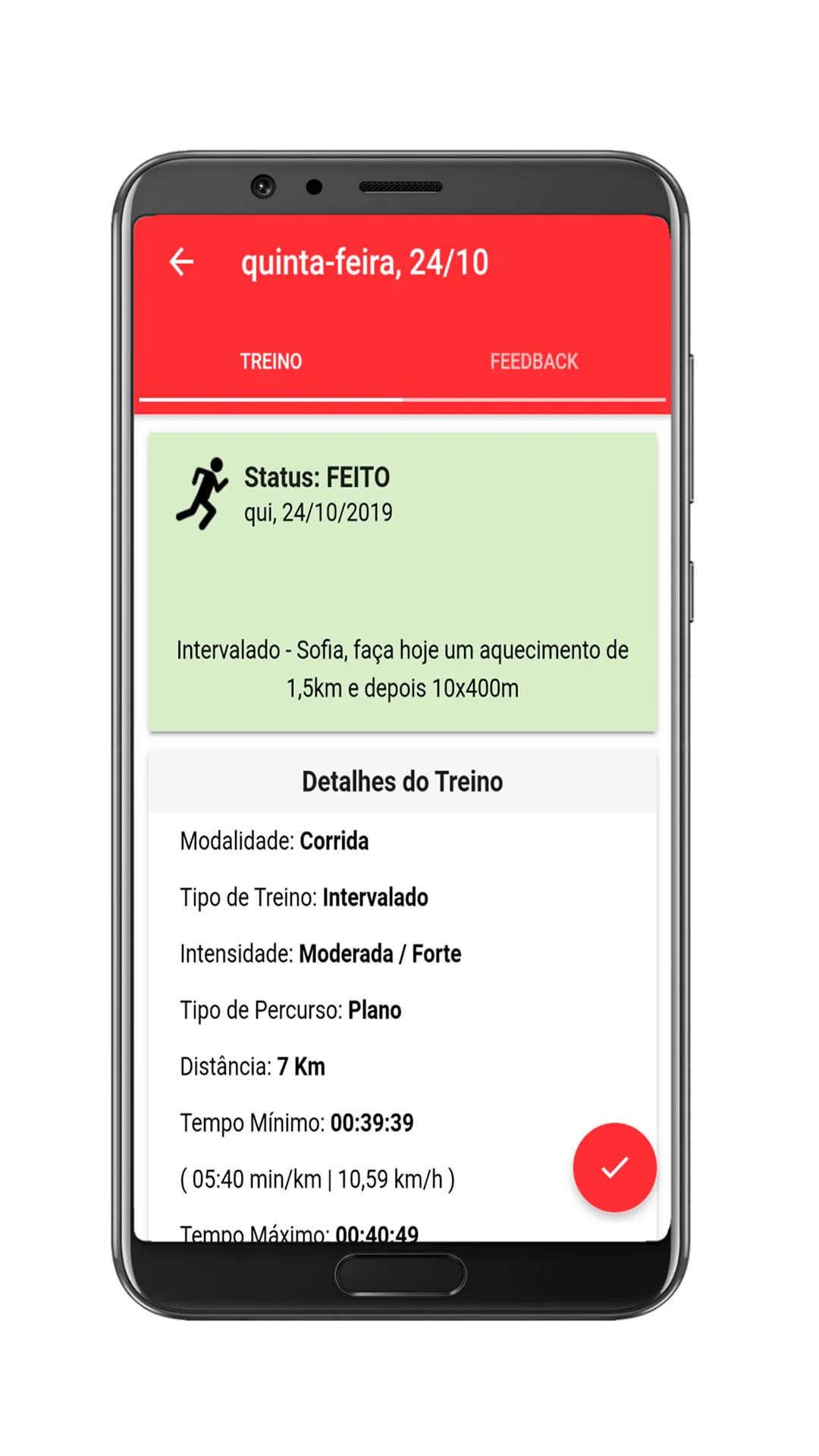 FJ Assessoria de Corrida | Indus Appstore | Screenshot