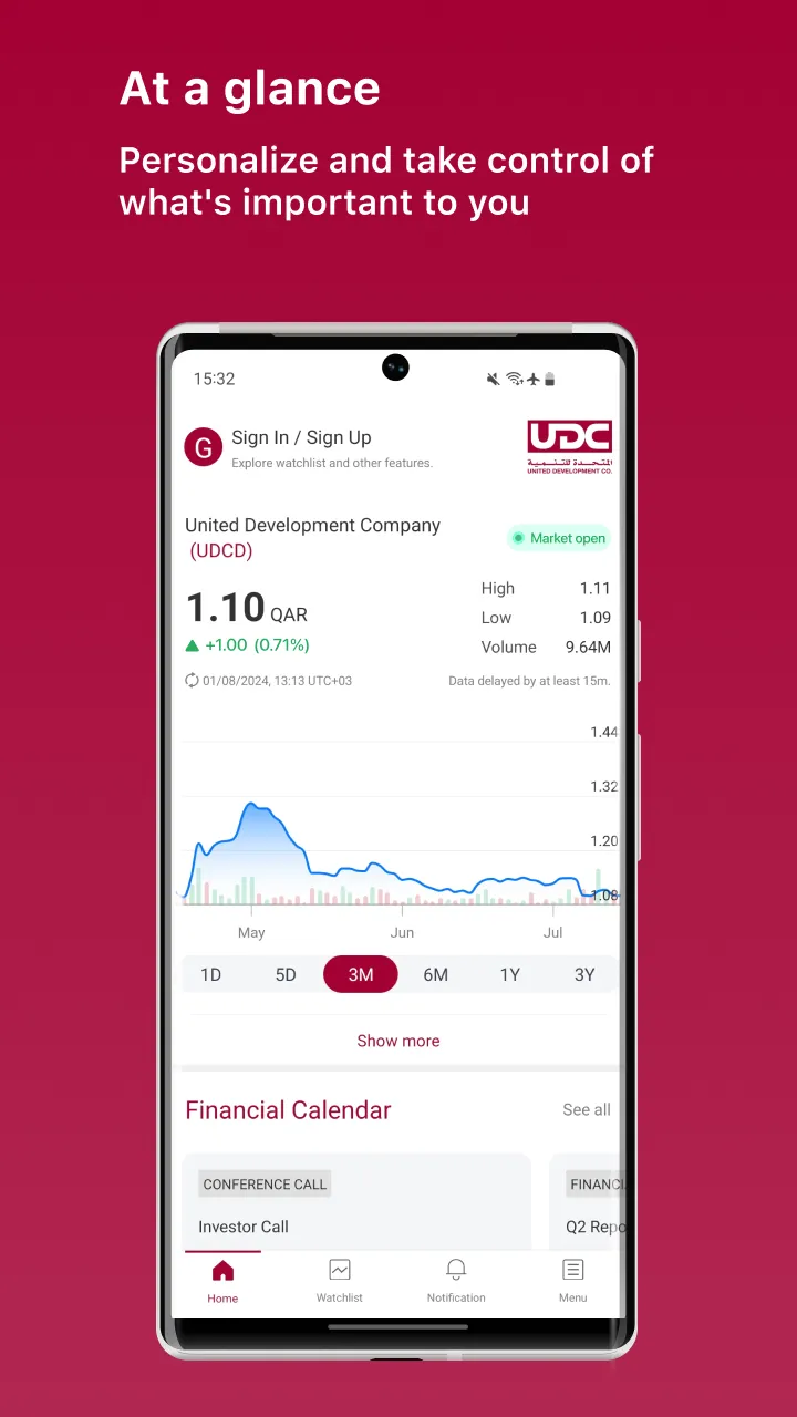 UDC Investor Relations | Indus Appstore | Screenshot