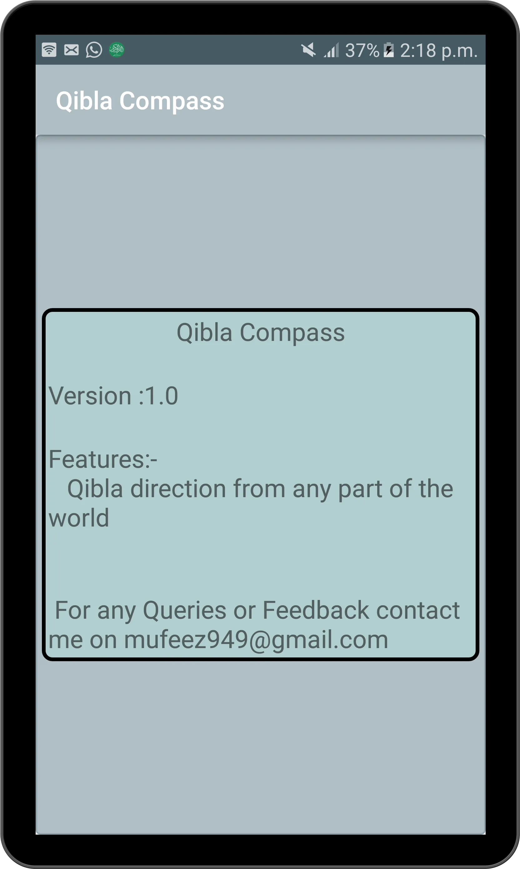 Qibla Compass | Indus Appstore | Screenshot