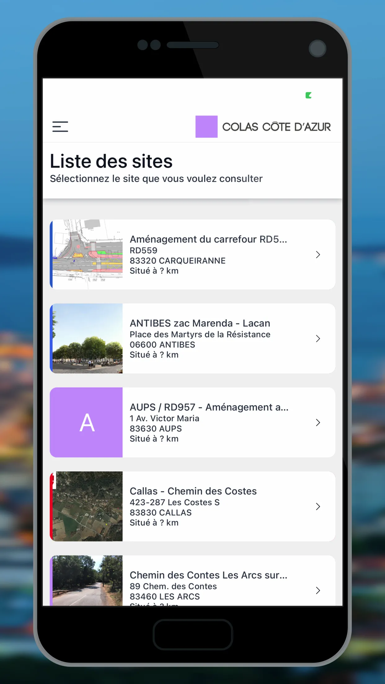 Colas Côte d'Azur | Indus Appstore | Screenshot