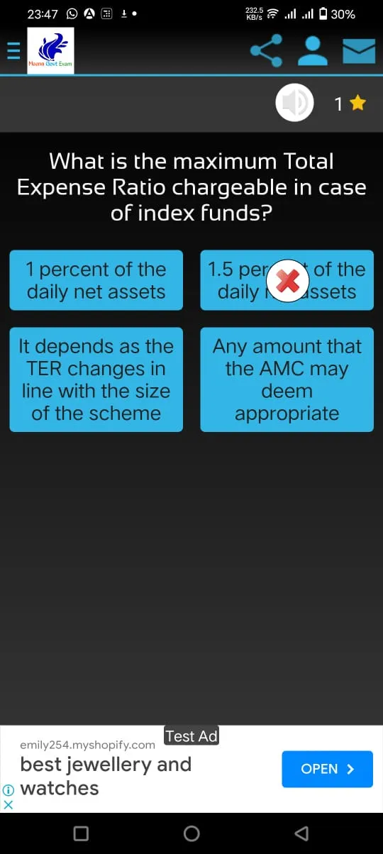 NISM EXAM MOCK TEST | Indus Appstore | Screenshot