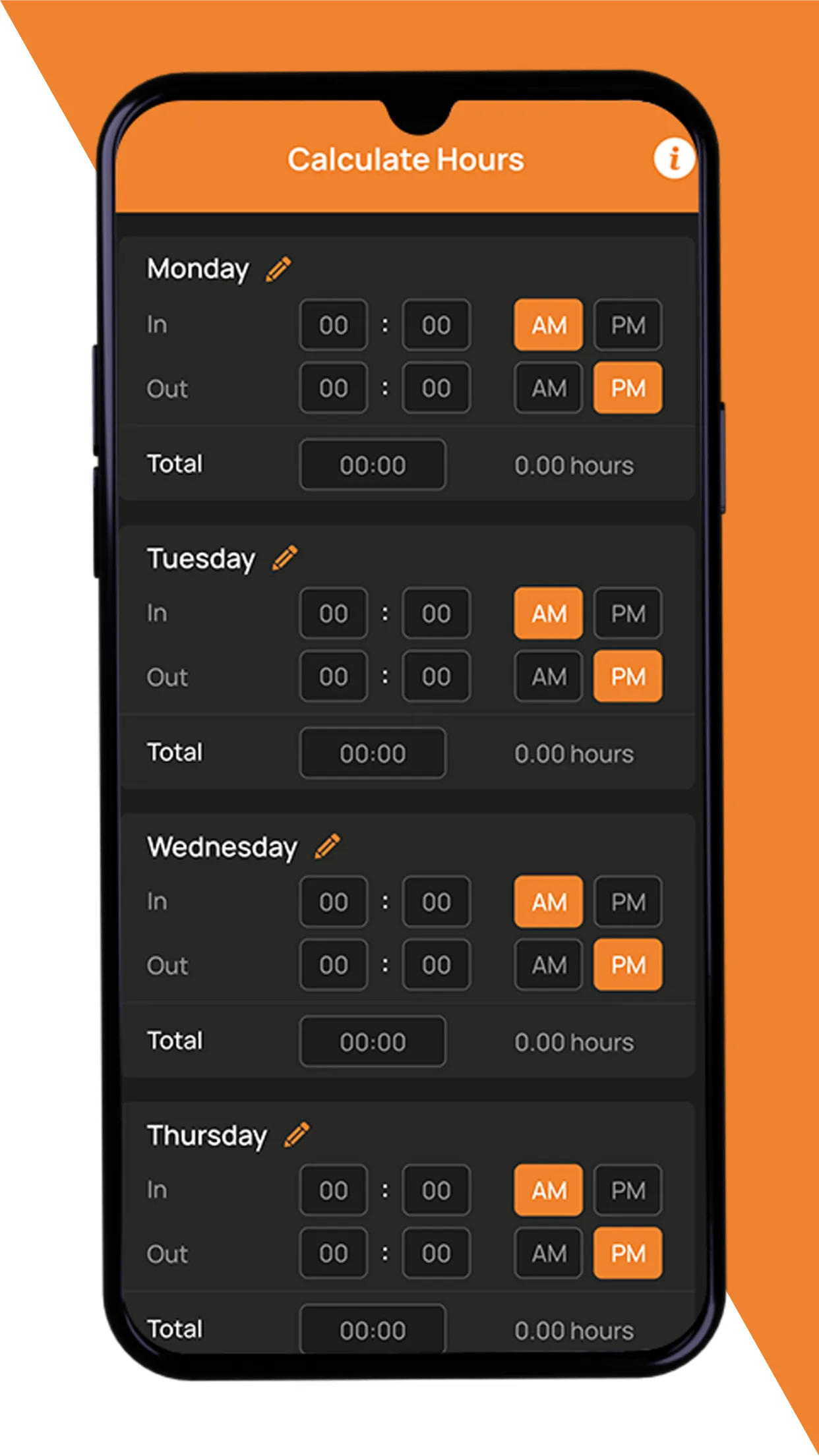 Calculate Hours Pro' | Indus Appstore | Screenshot