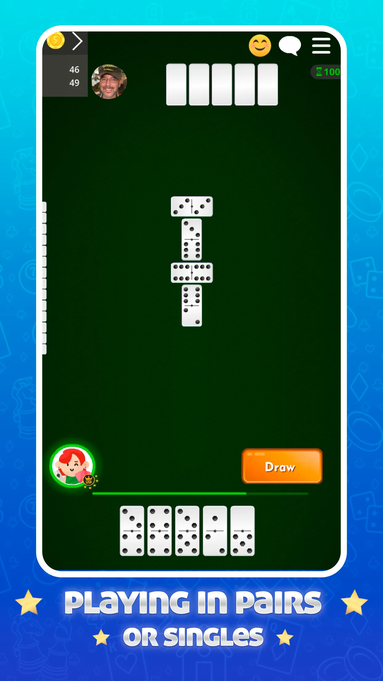 Dominoes Online - Classic Game | Indus Appstore | Screenshot