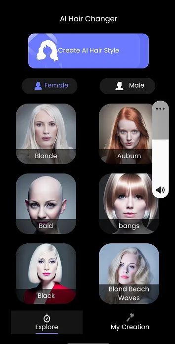 AI Hairstyle & Hair Color | Indus Appstore | Screenshot