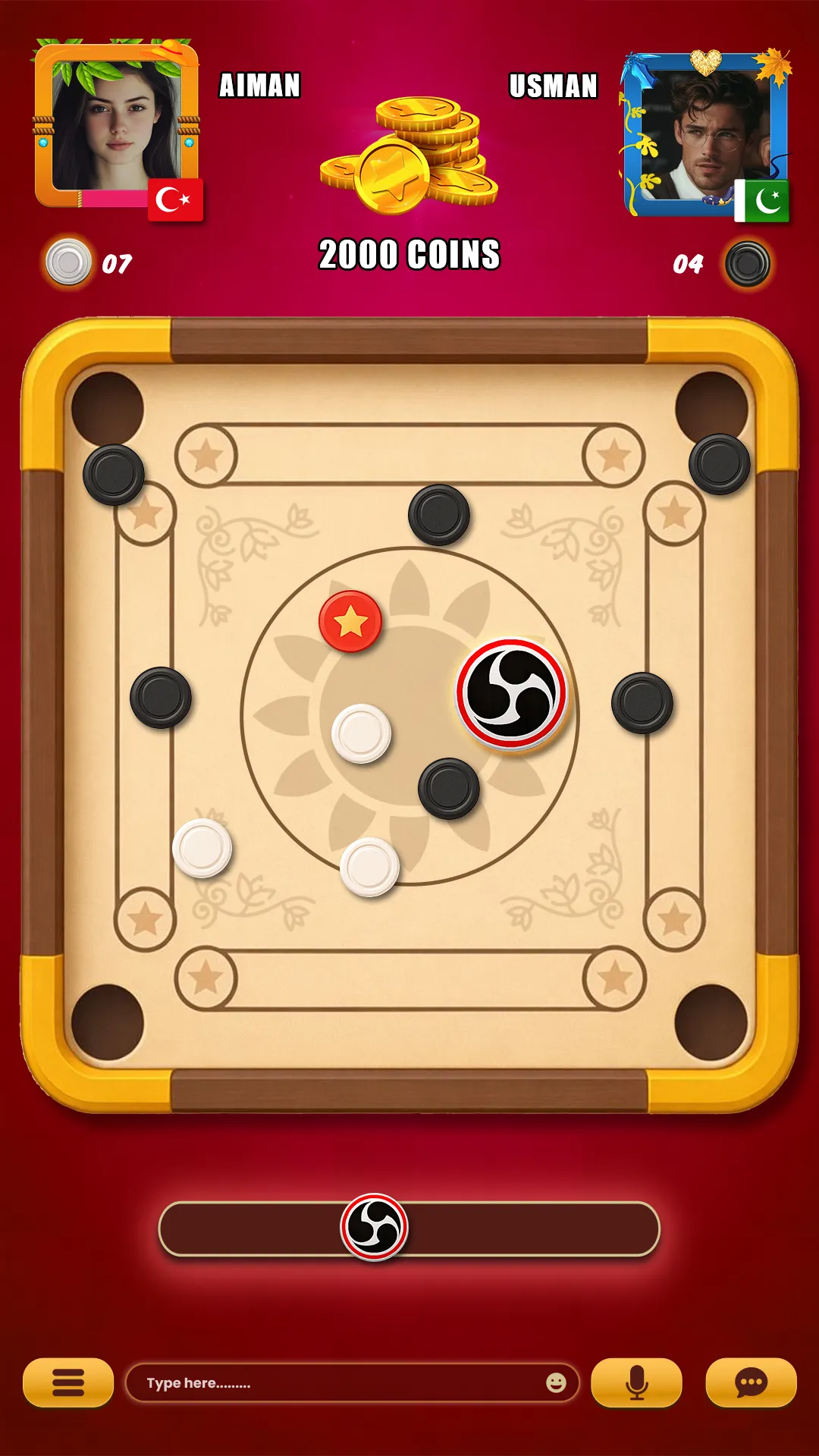 Carrom Online Multiplayer Game | Indus Appstore | Screenshot