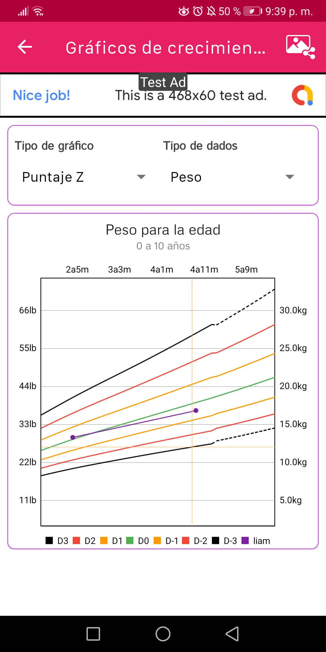 Child Growth Tracker - Percent | Indus Appstore | Screenshot