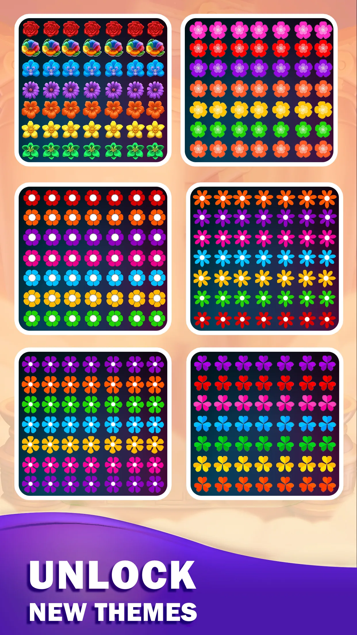 Flower Match Game Flower Merge | Indus Appstore | Screenshot