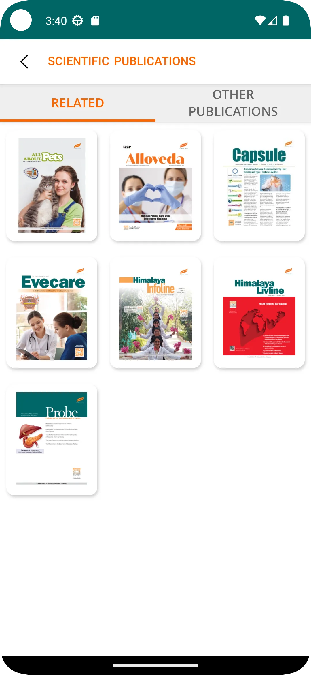 Scientific Publications | Indus Appstore | Screenshot