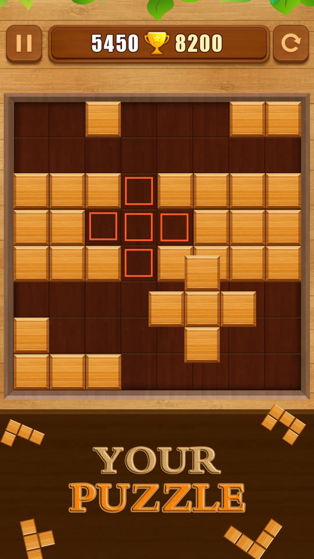 Wood Block Puzzle | Indus Appstore | Screenshot