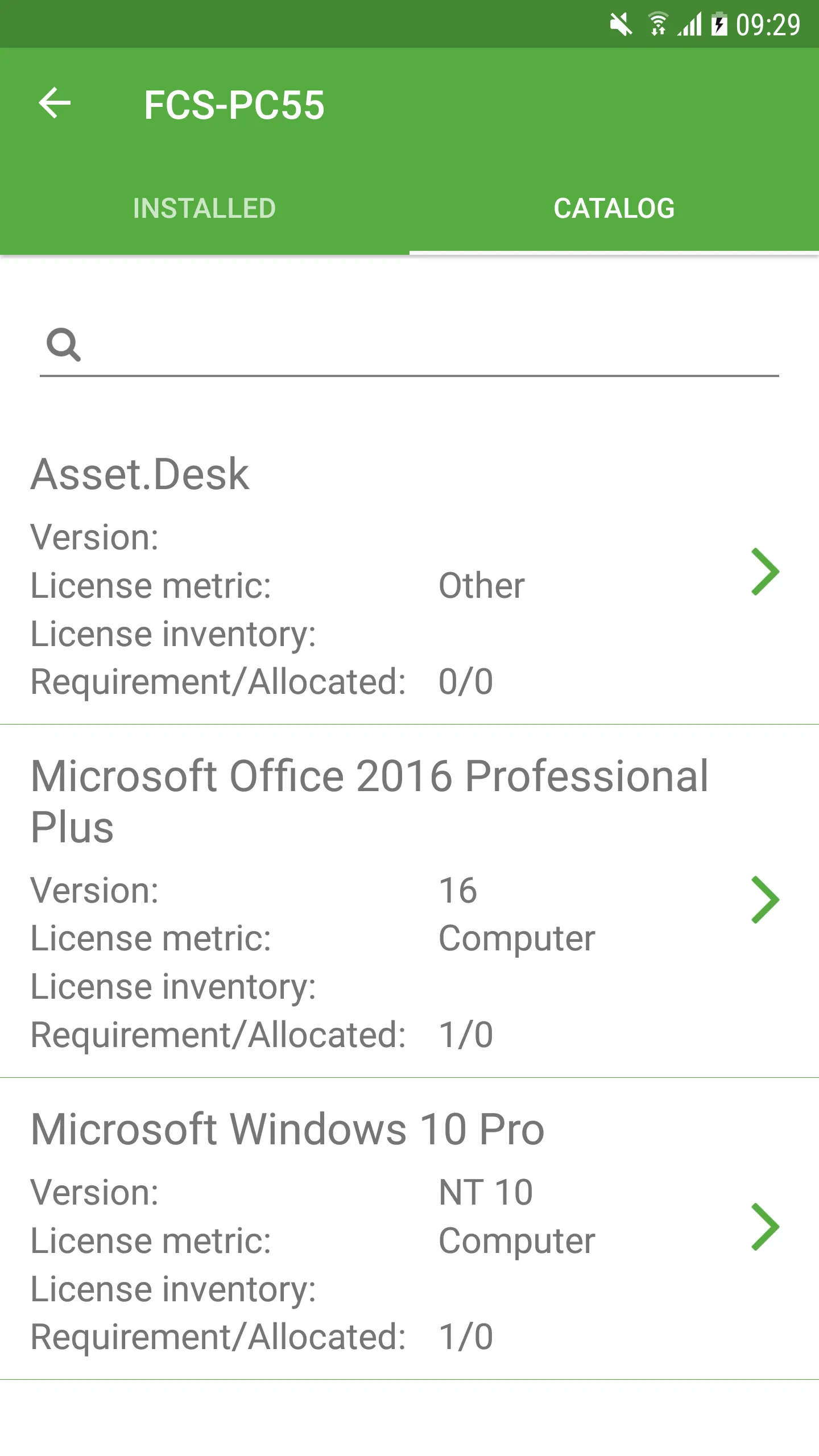 FCS Asset.Desk Mobile+ | Indus Appstore | Screenshot