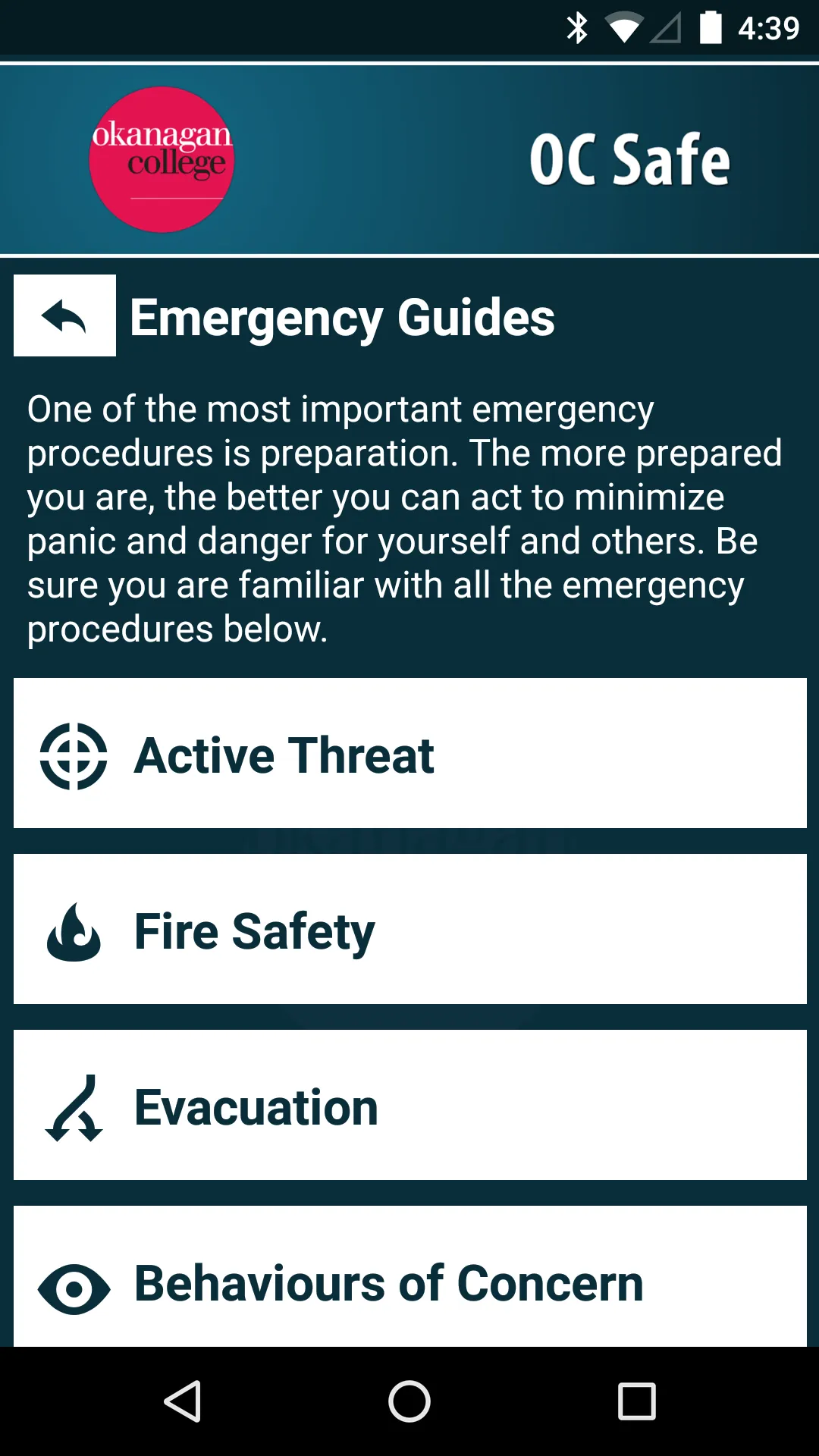 OC Safe | Indus Appstore | Screenshot