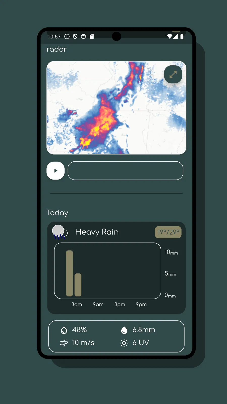 Overmorrow weather | Indus Appstore | Screenshot