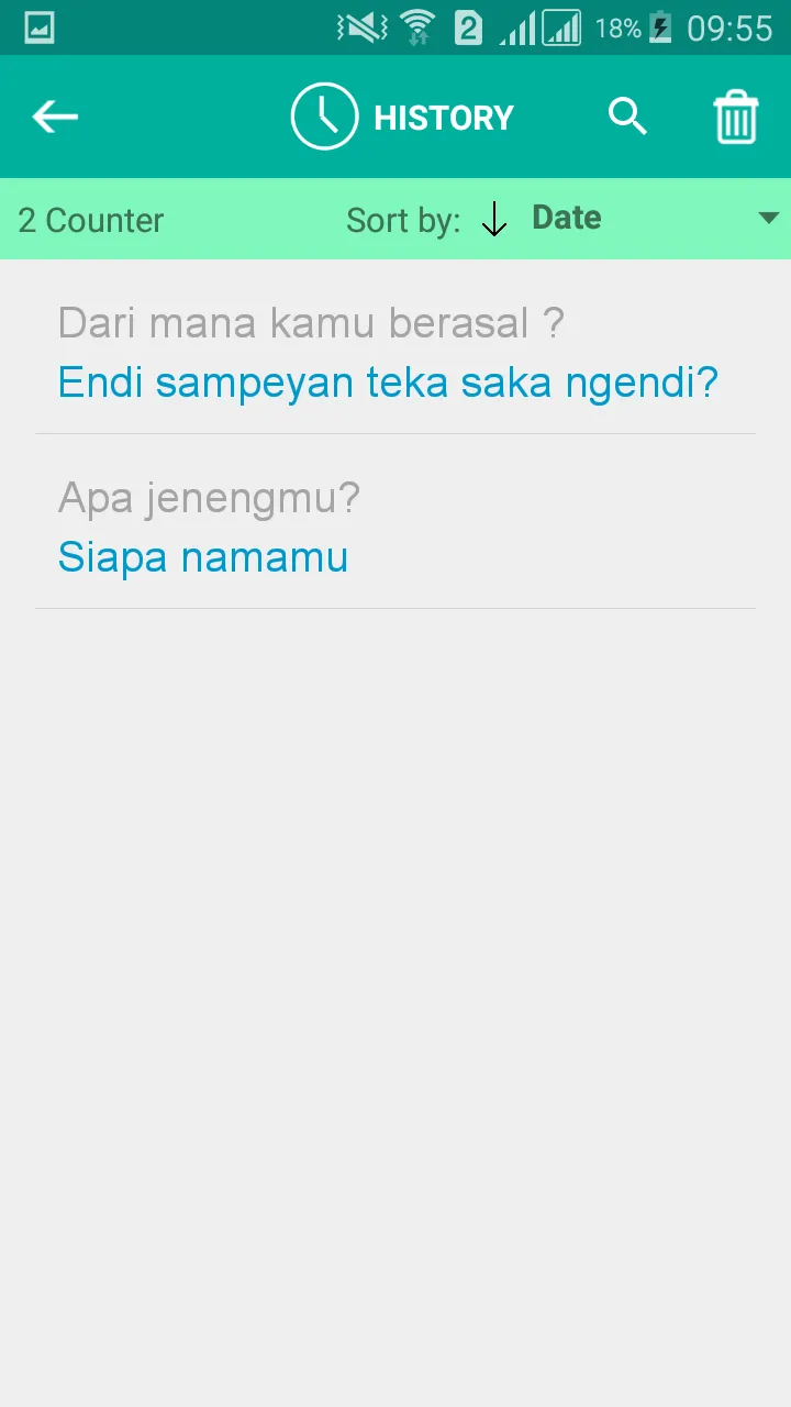 Javanese Indonesian Translator | Indus Appstore | Screenshot