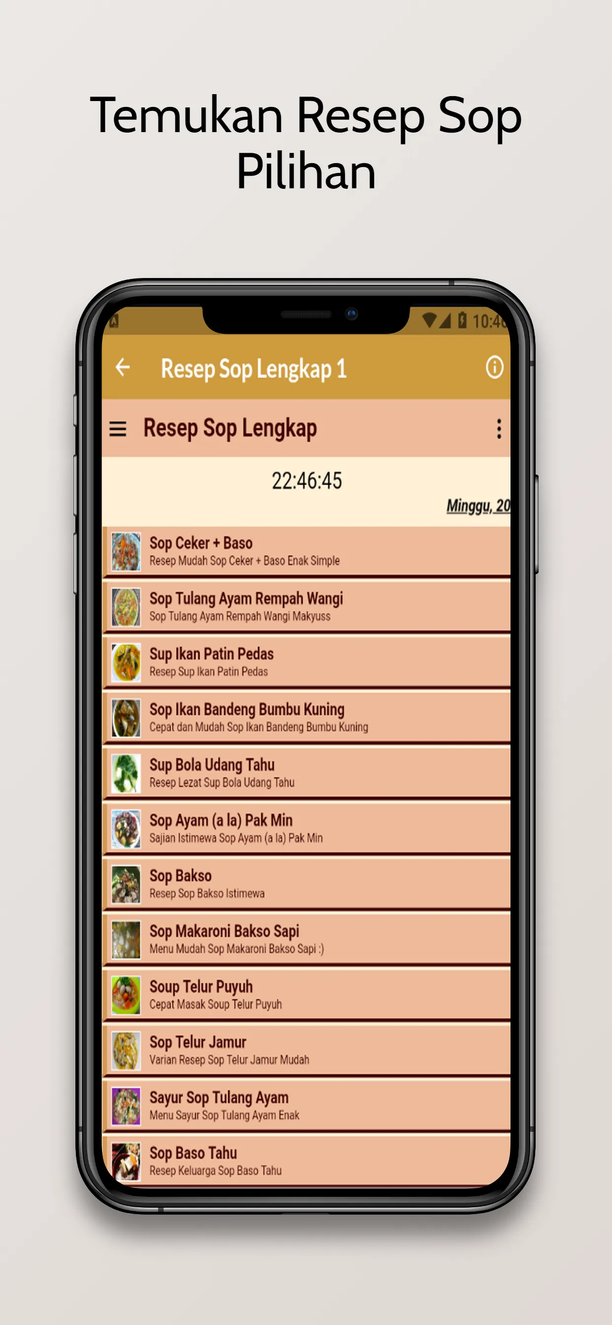 Resep Aneka Sop Mudah Lengkap | Indus Appstore | Screenshot