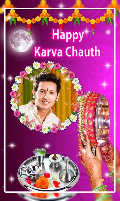 Karwa Chauth Photo Frame | Indus Appstore | Screenshot