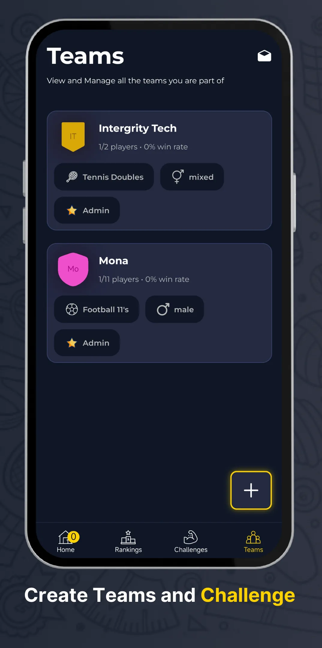GameUP: Connect, Compete, Rank | Indus Appstore | Screenshot