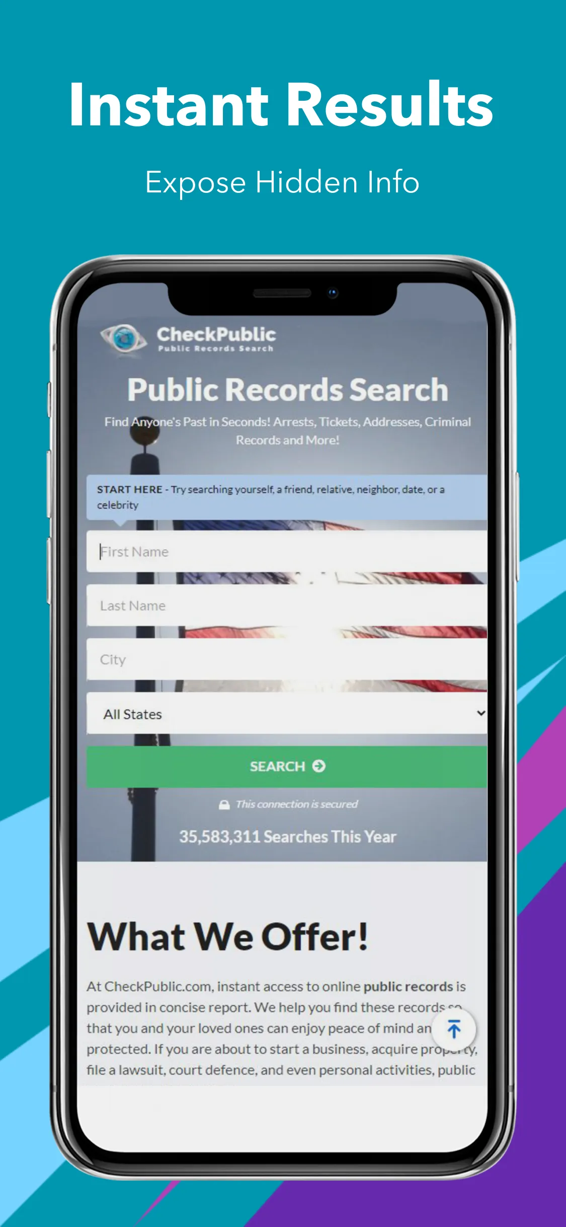 Public Records Search | Indus Appstore | Screenshot