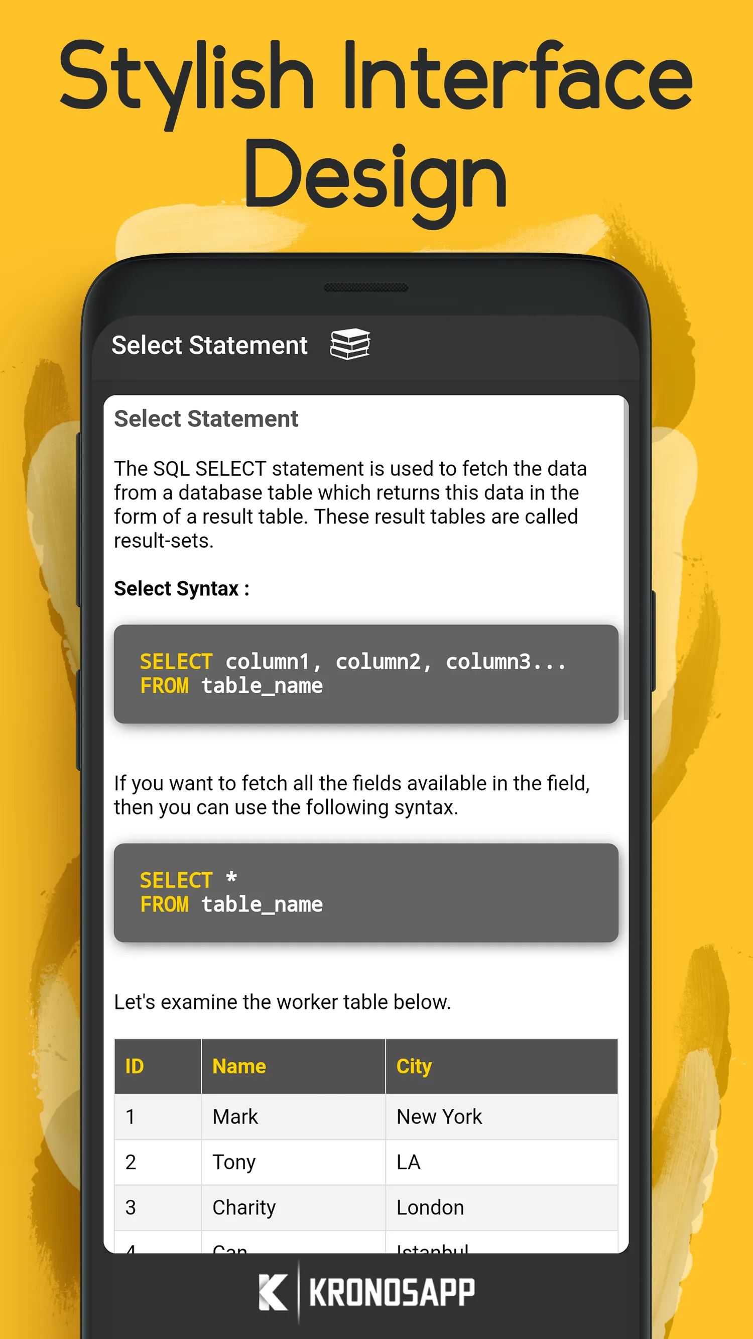 Learn SQL | Indus Appstore | Screenshot