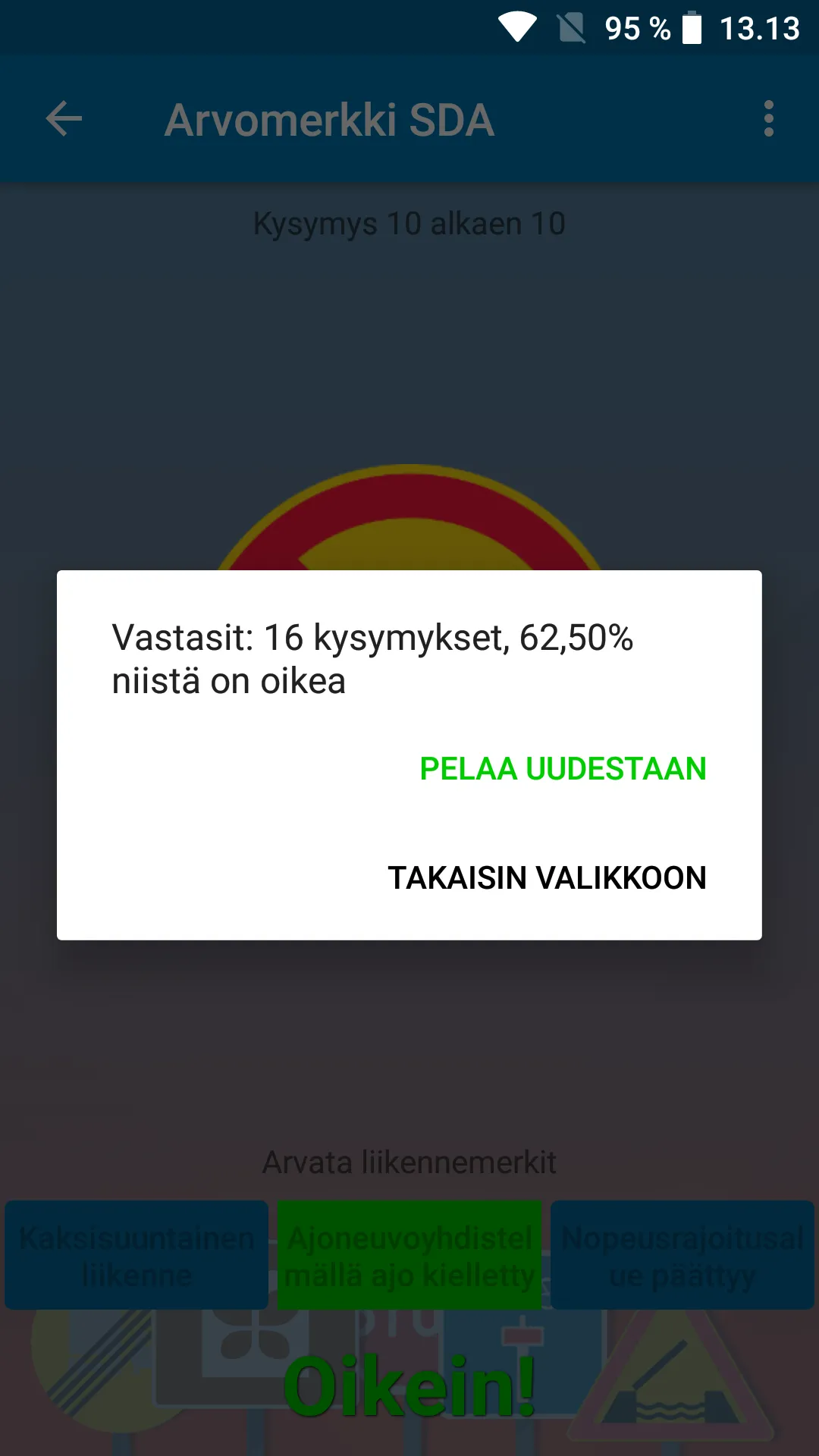 Liikennemerkit Suomessa Tietov | Indus Appstore | Screenshot