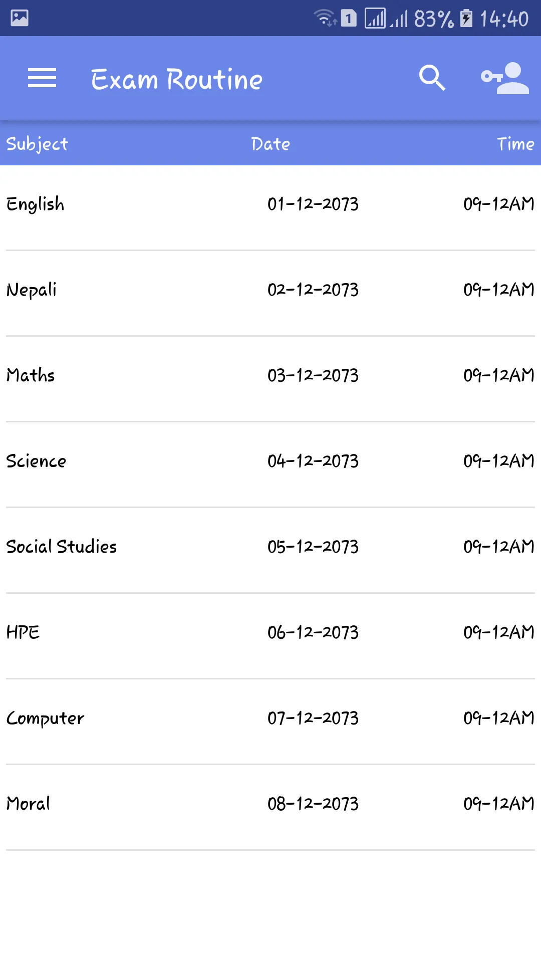 Modern Indian School, Ktm | Indus Appstore | Screenshot