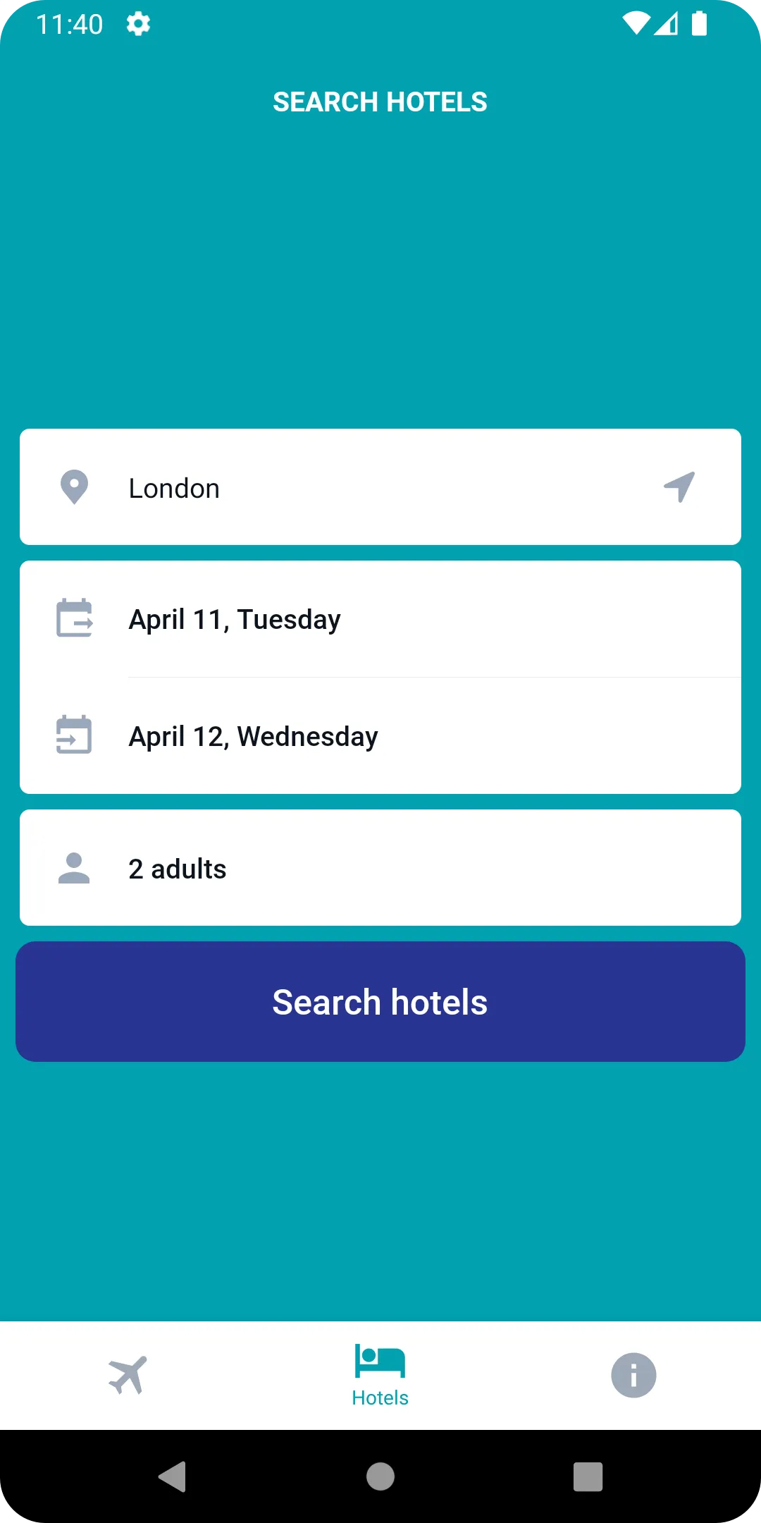 Cheap flights and hotels | Indus Appstore | Screenshot