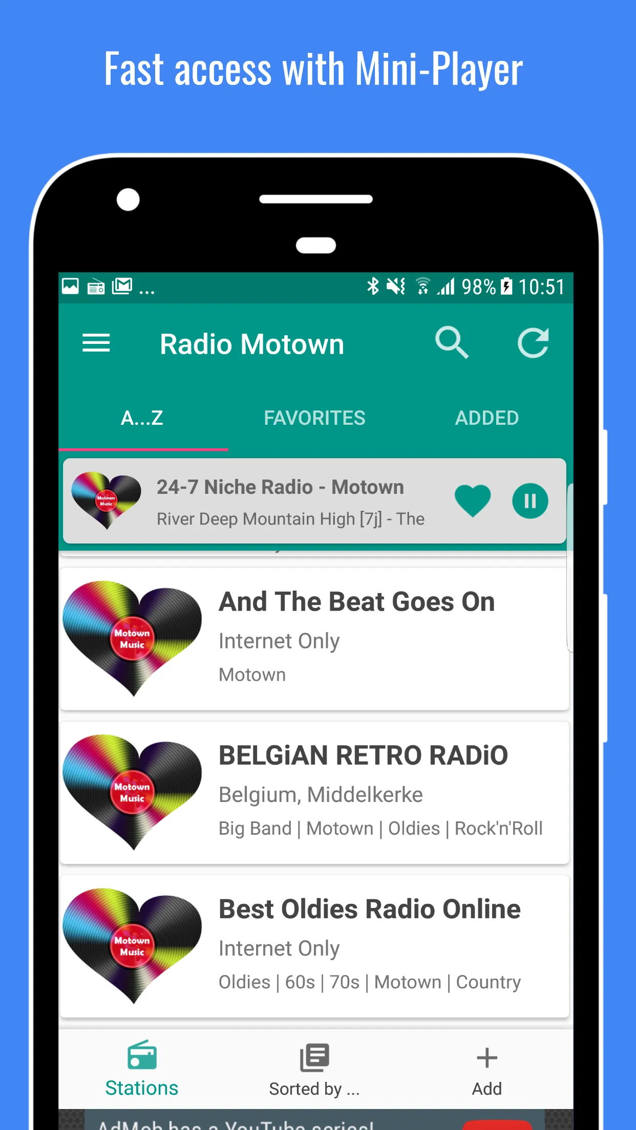 Motown Music Radio | Indus Appstore | Screenshot