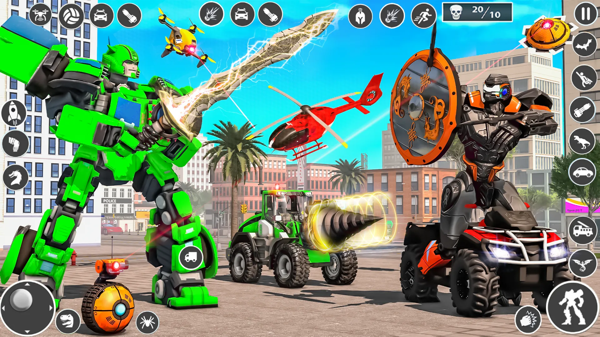 Multi Robot Car Transform Game | Indus Appstore | Screenshot