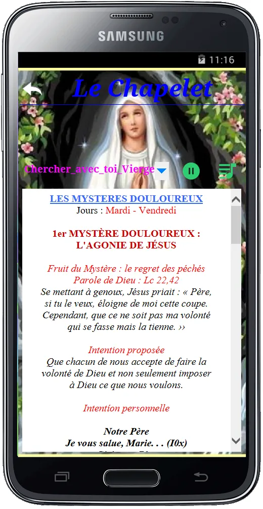 Chapelet et le Rosaire. | Indus Appstore | Screenshot