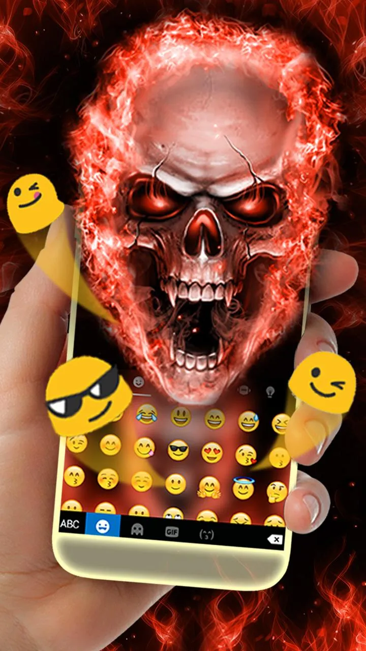 Gloomy Devil Keyboard Theme | Indus Appstore | Screenshot