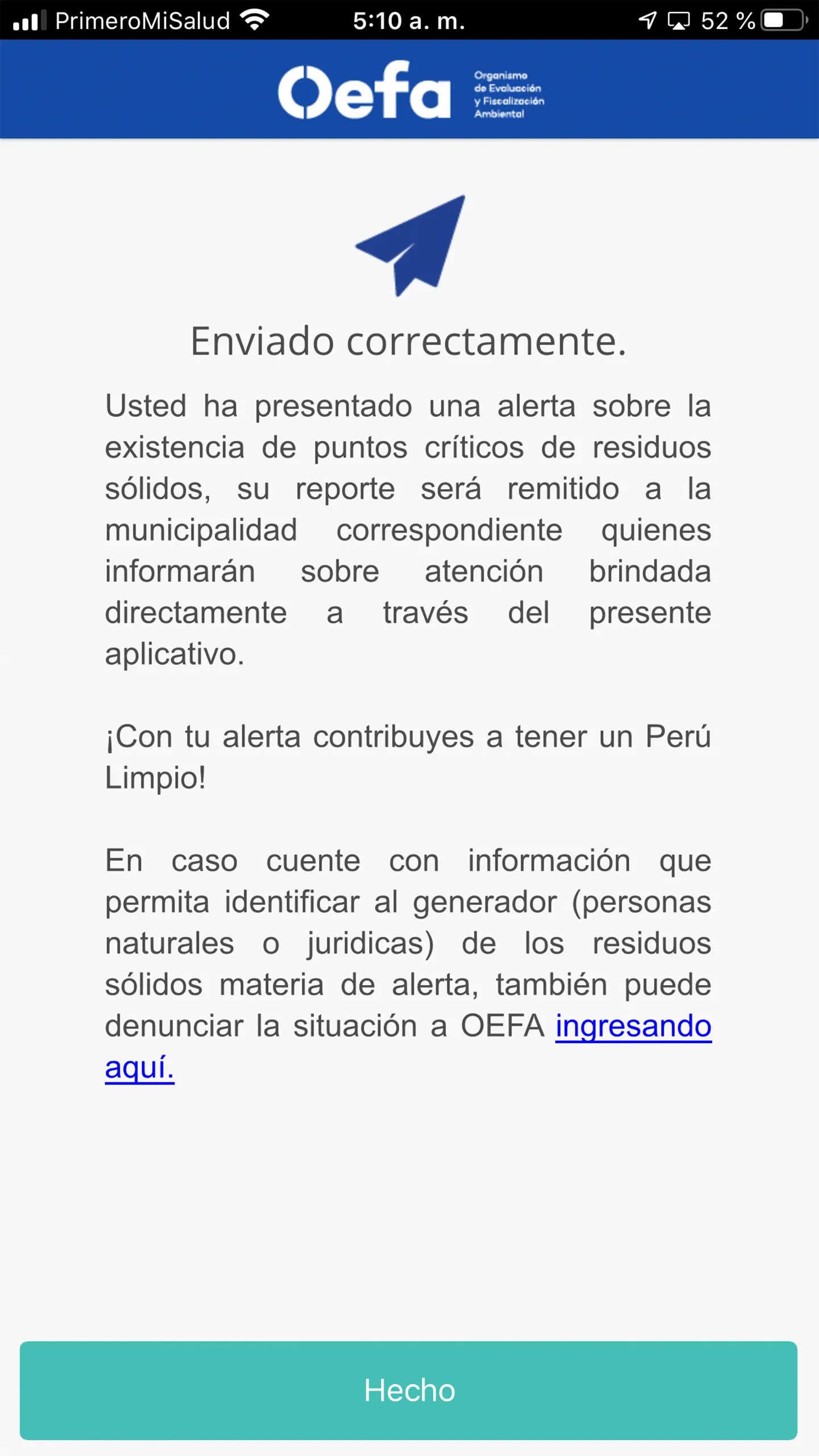 Reporta Residuos | Indus Appstore | Screenshot