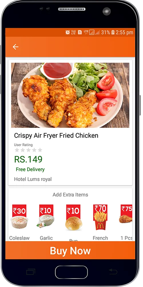 Sprinkle Food Delivery App | Indus Appstore | Screenshot