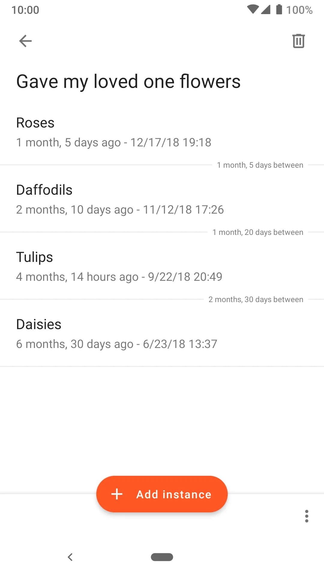 How Long Since | Indus Appstore | Screenshot