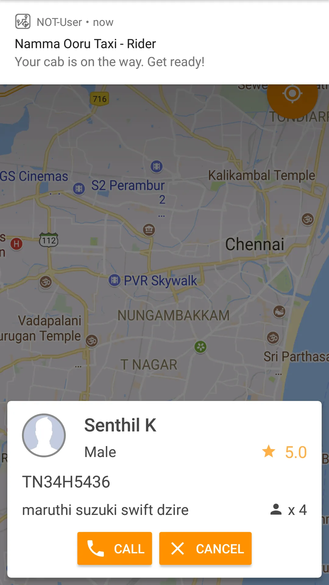 Namma Ooru Taxi® - Local Rides | Indus Appstore | Screenshot