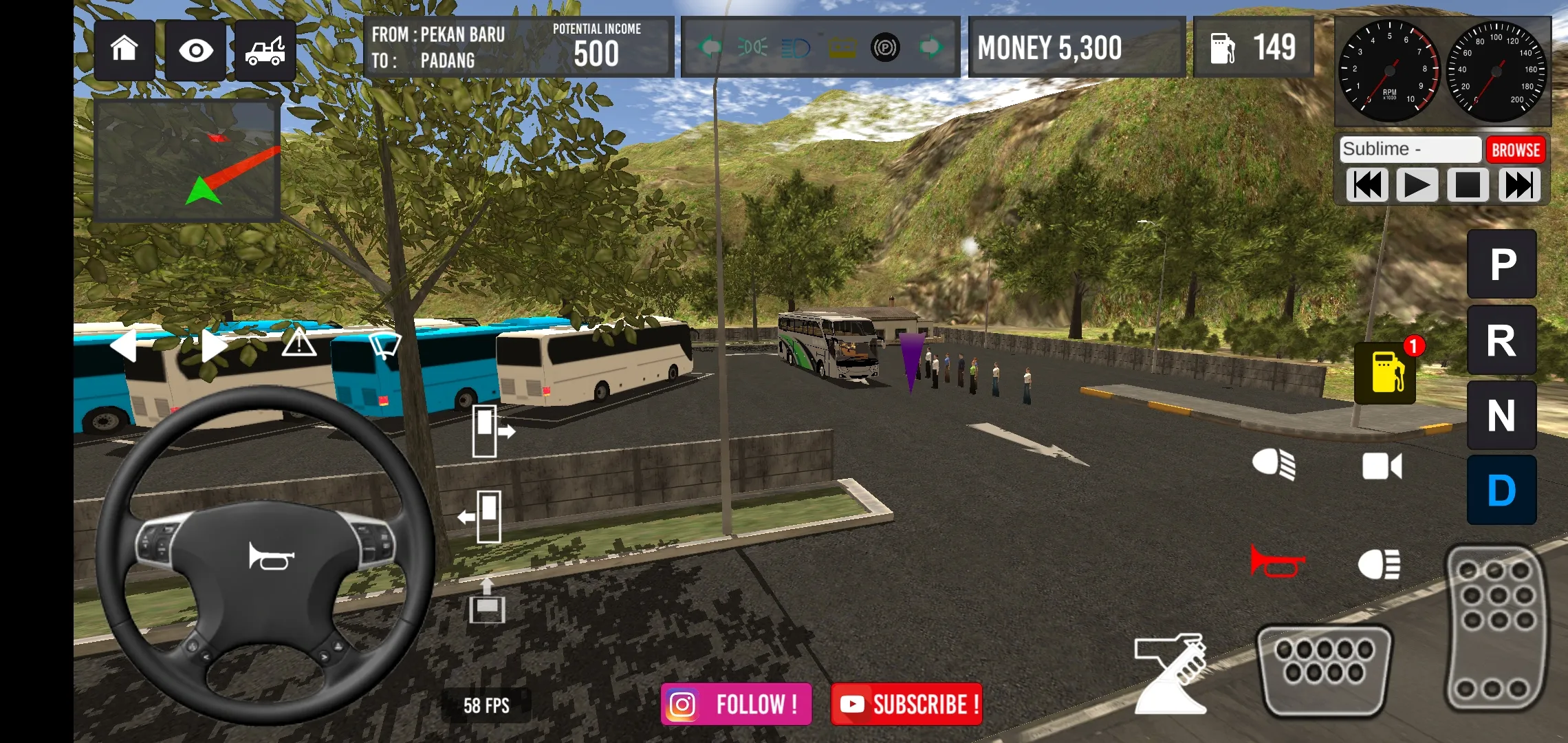 IDBS Simulator Bus Sumatera | Indus Appstore | Screenshot