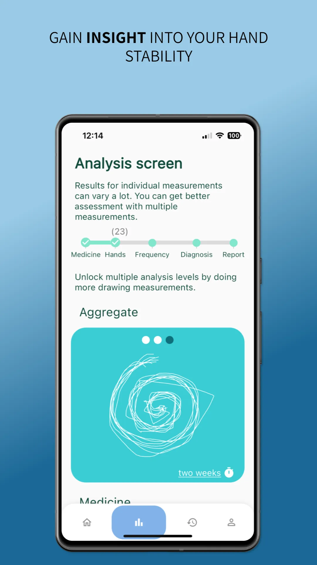 Steady Hands - tremor meter | Indus Appstore | Screenshot