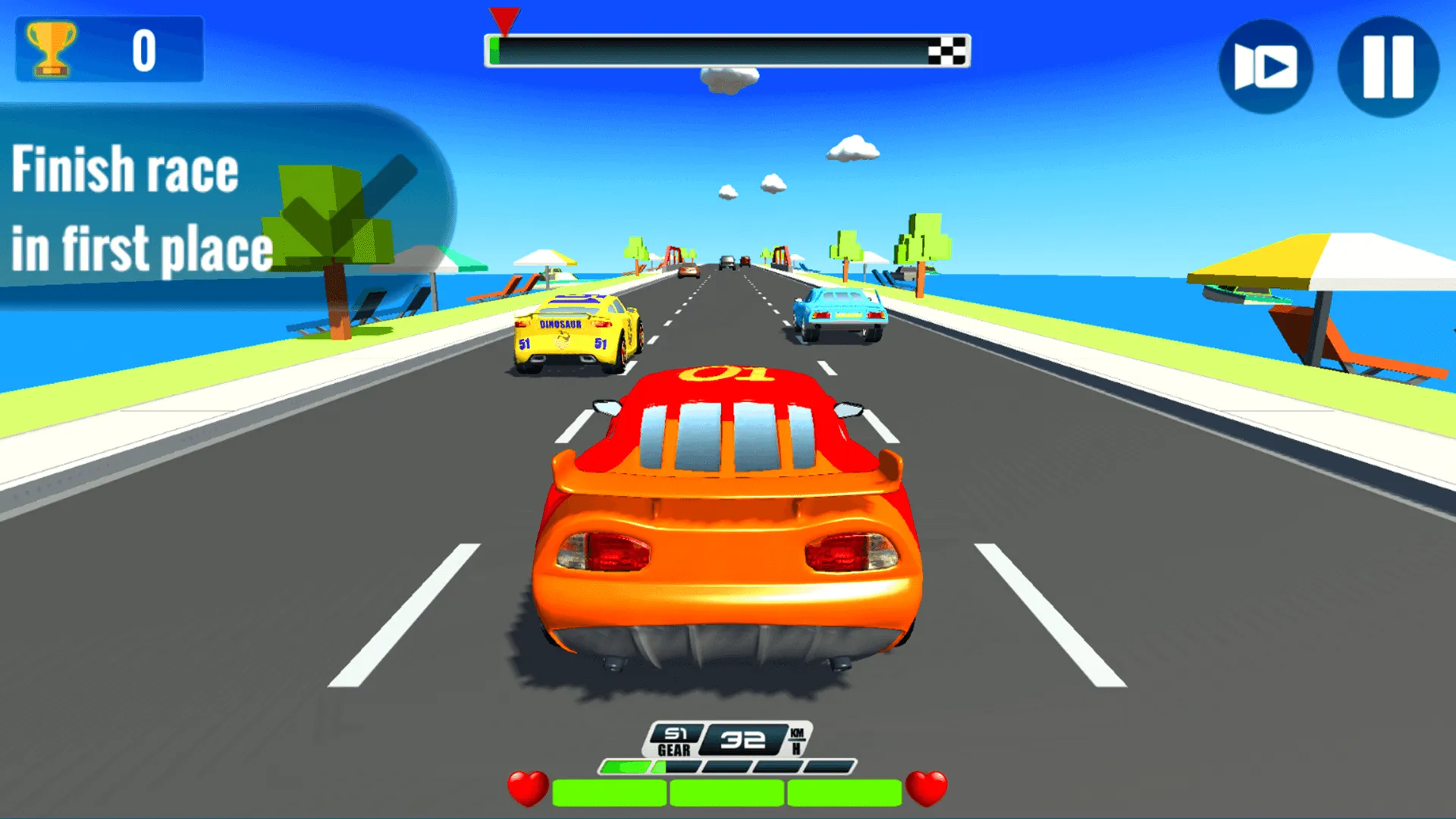 Super Kids Car Racing | Indus Appstore | Screenshot