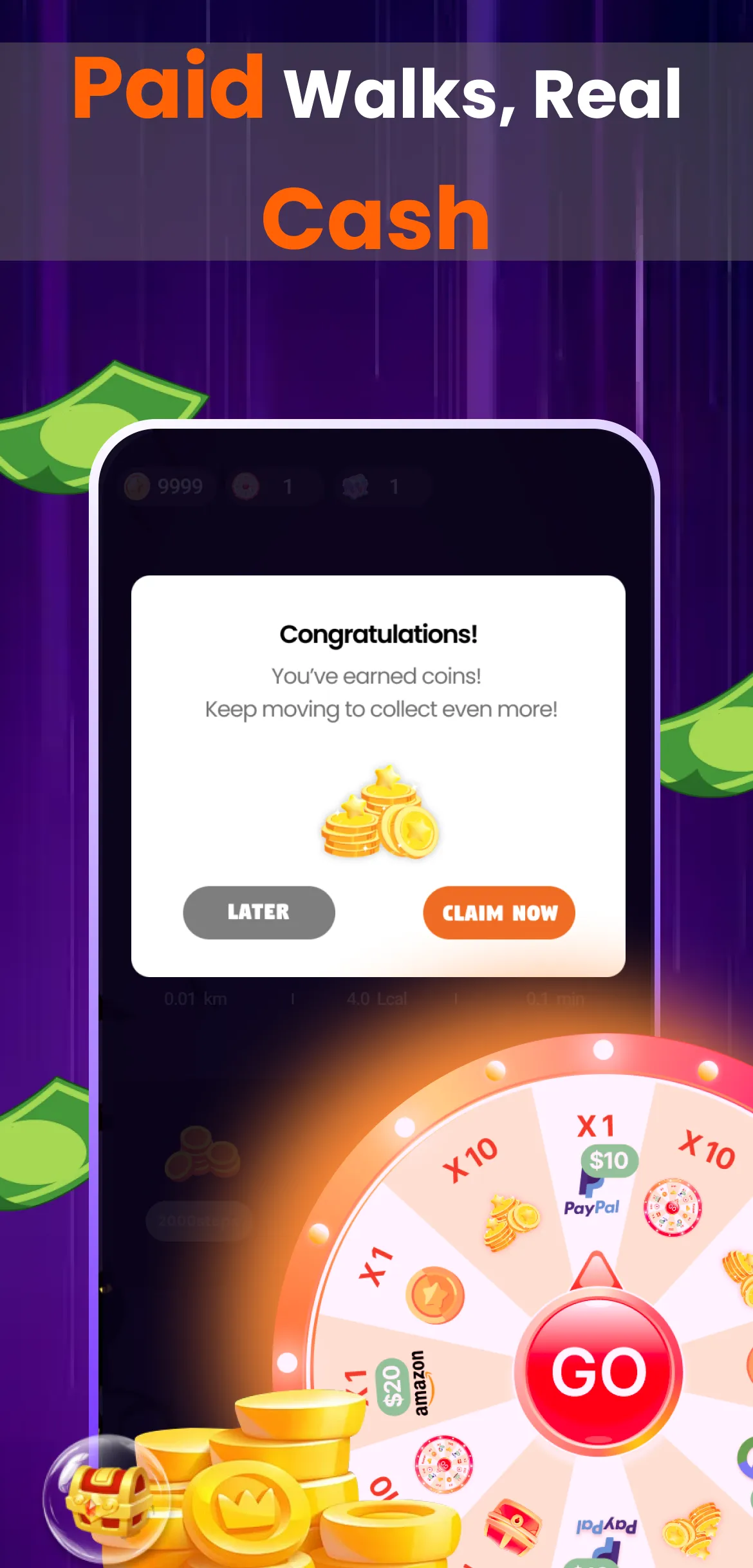 PumpkinStep: Earn By Walking | Indus Appstore | Screenshot