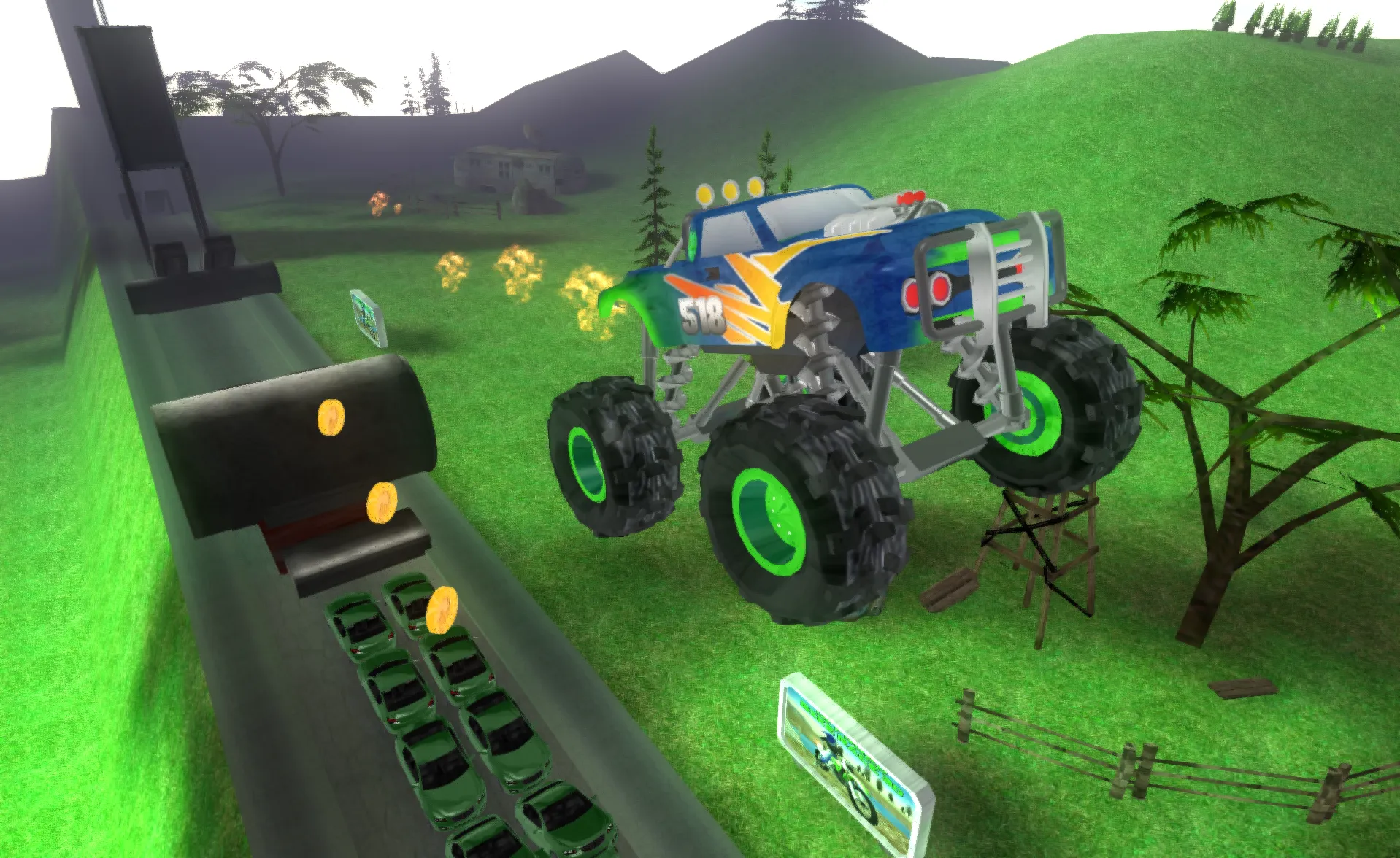 Big Monster Truck Racing 3D | Indus Appstore | Screenshot