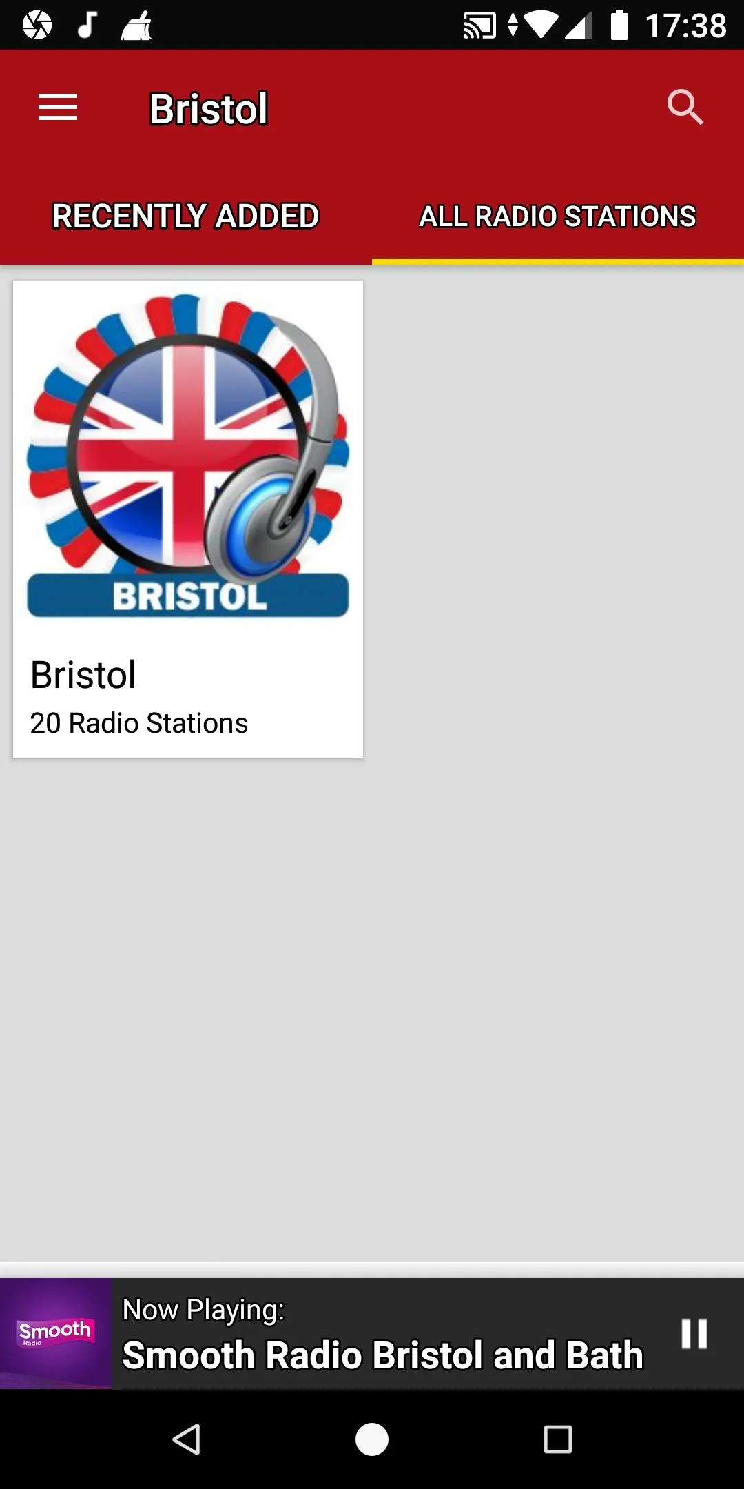 Bristol Radio Stations - UK | Indus Appstore | Screenshot