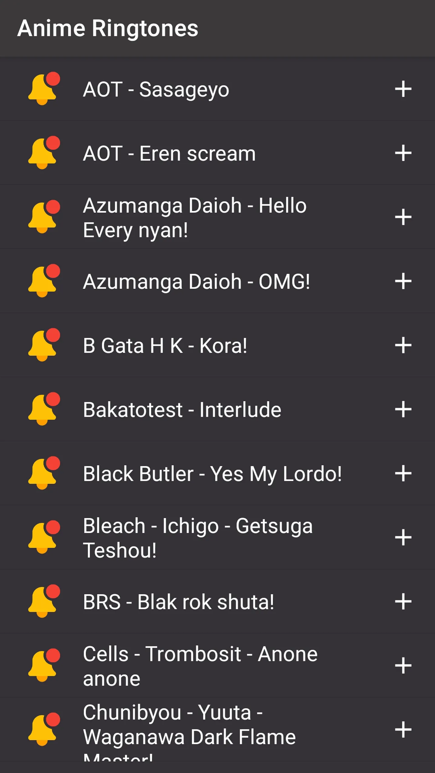 Anime Ringtone - Notification | Indus Appstore | Screenshot