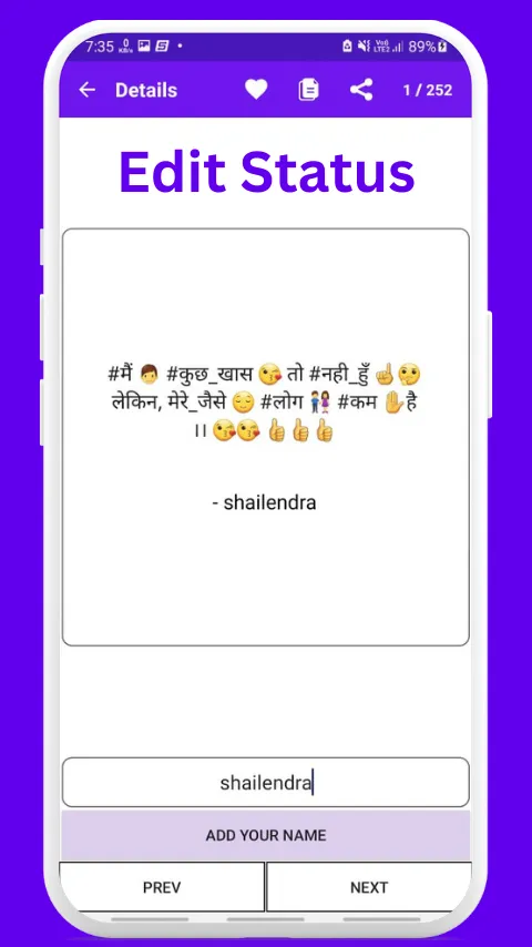 Attitude Shayari Status | Indus Appstore | Screenshot