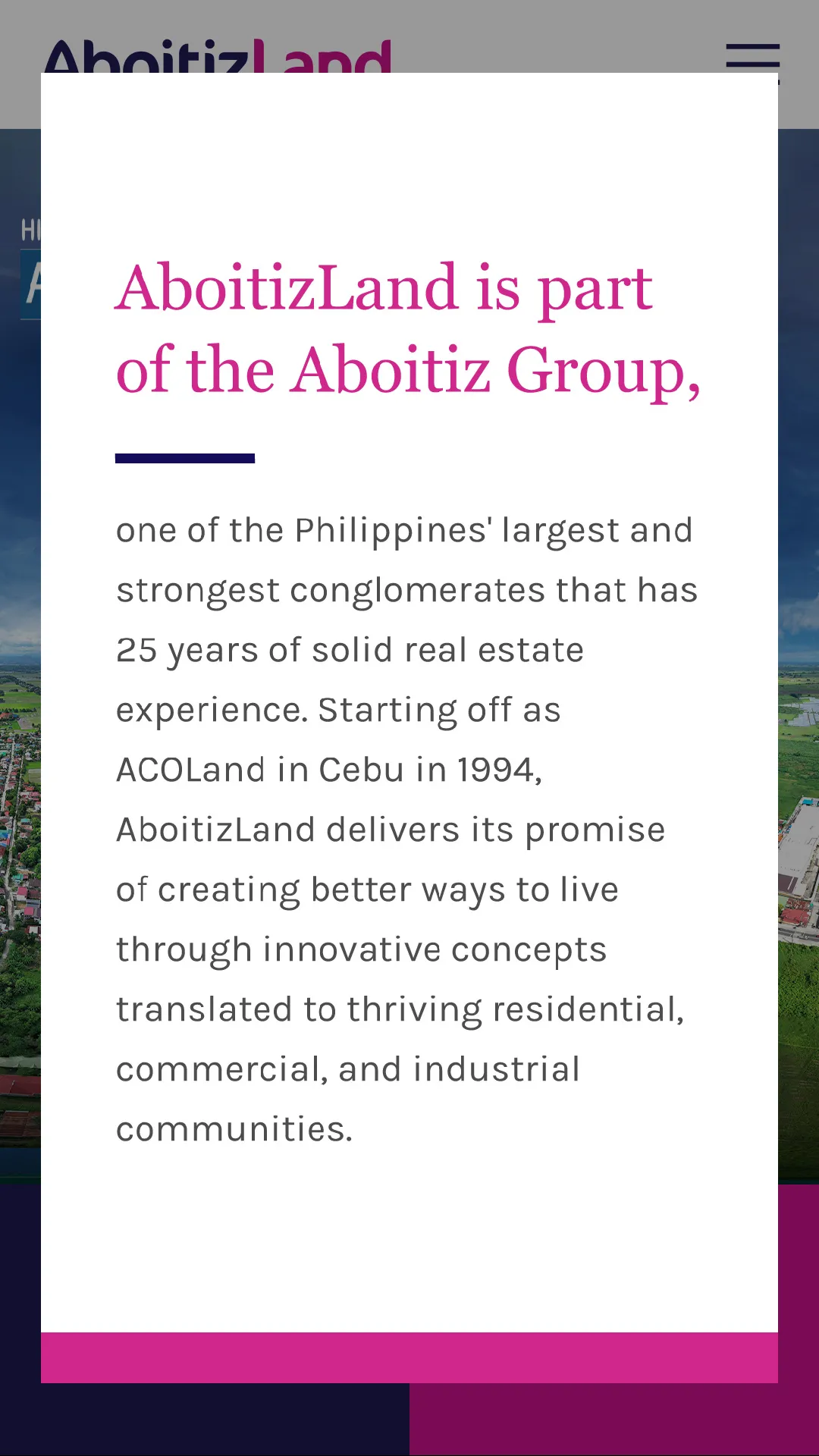 AboitizLand Inc. | Indus Appstore | Screenshot