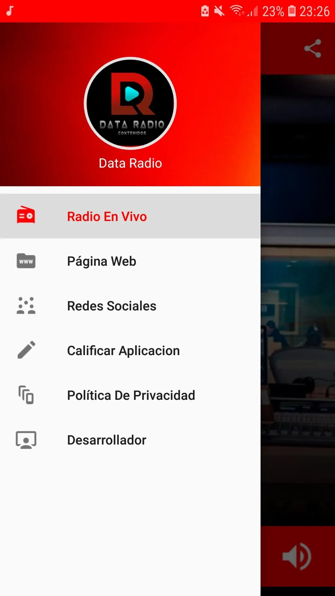 Data Radio Eventos | Indus Appstore | Screenshot