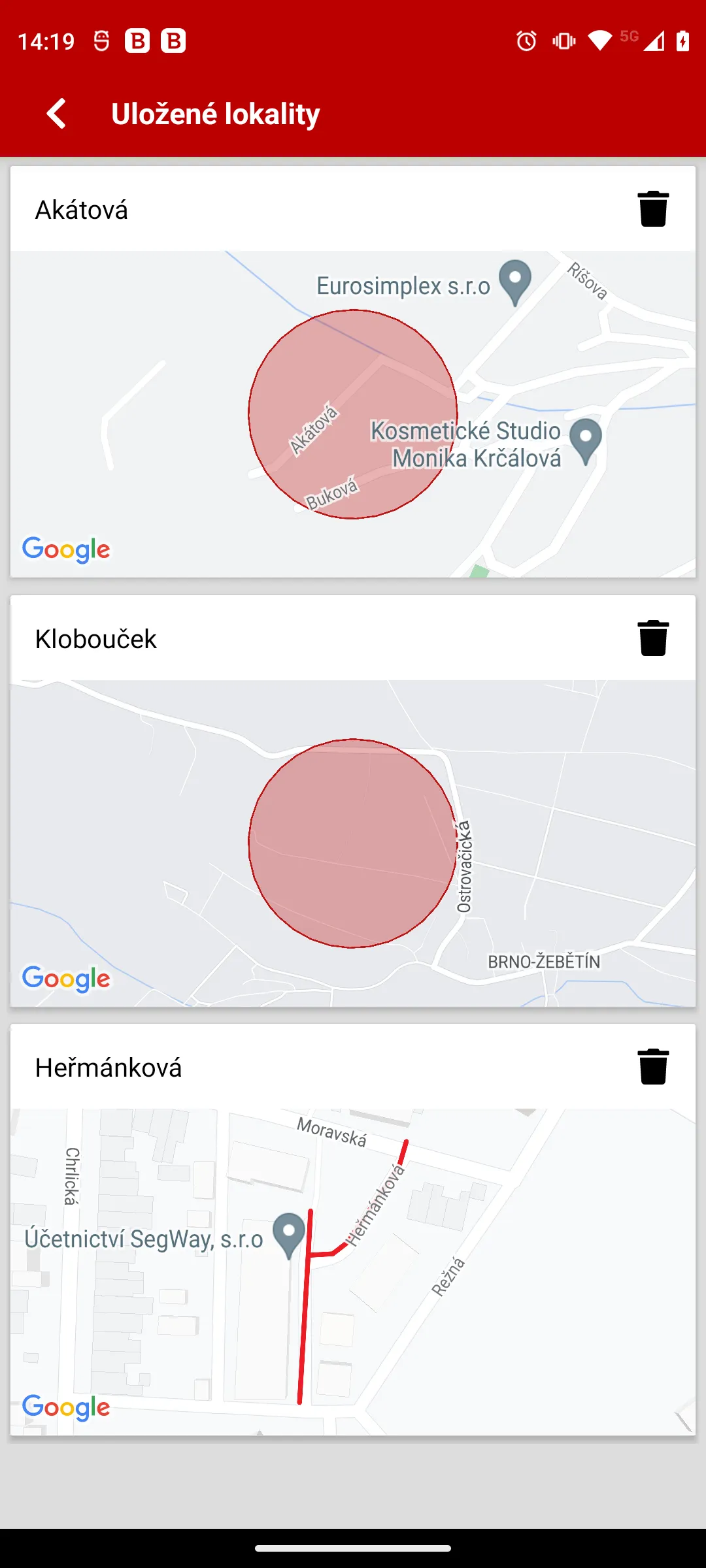 Brněnské komunikace | Indus Appstore | Screenshot