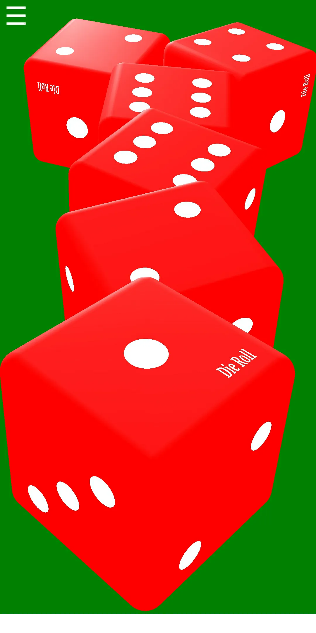 Die Roll animated dice roller | Indus Appstore | Screenshot