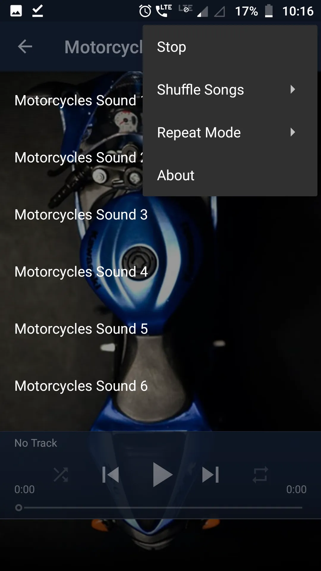 Motorcycles Sounds | Indus Appstore | Screenshot