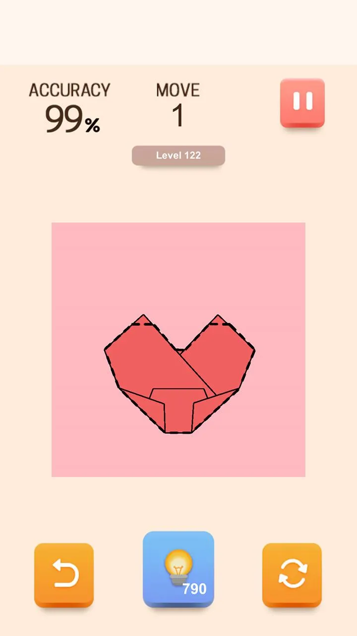 Paper Folding Puzzle | Indus Appstore | Screenshot